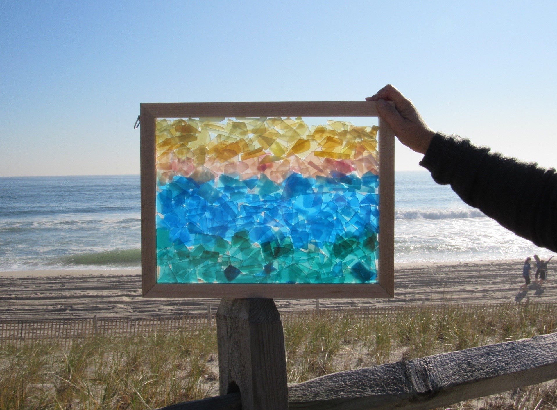Sea Glass Inspired Seascapes- Earth Sea Sky — SwellColors Glass Studio